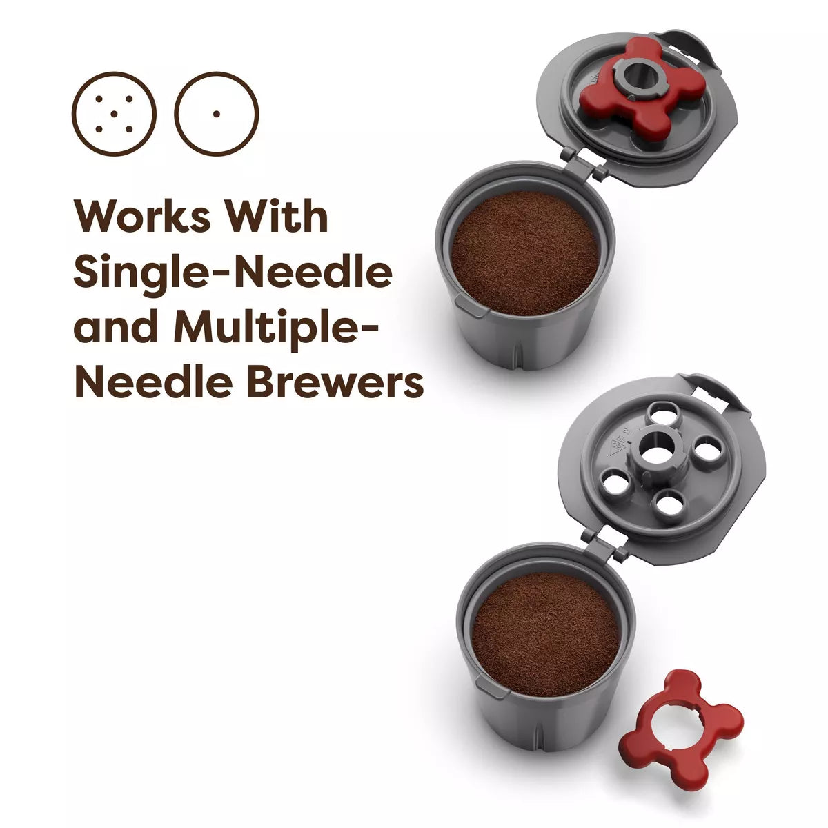 Keurig My K-Cup 3.0 Reusable Coffee Filter, Eco-Friendly Gray